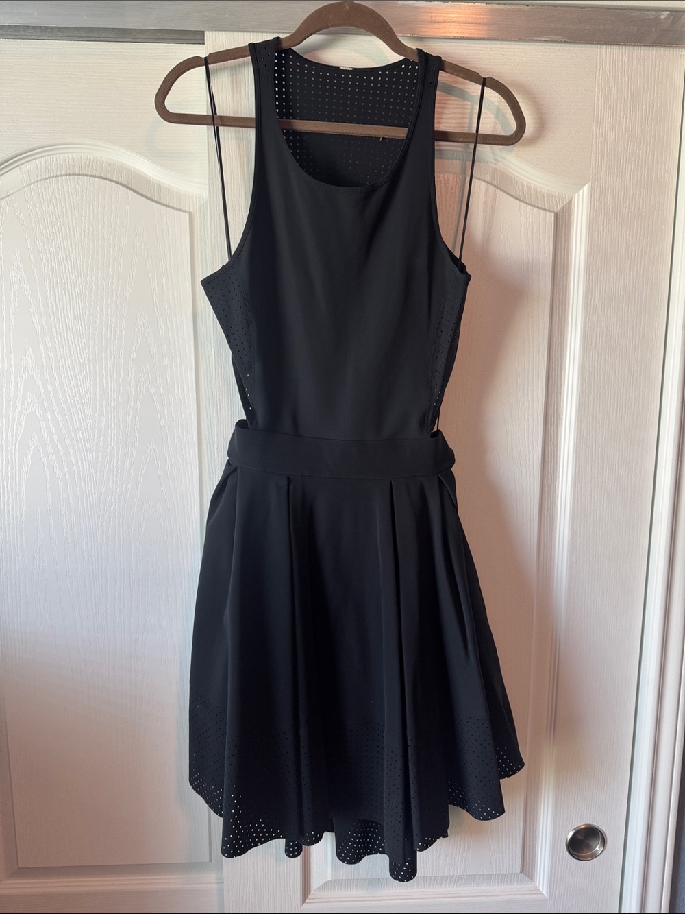 NWOT Lululemon Black Sleeveless Skater Dress